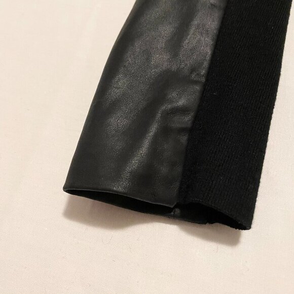 Danier Leather Blazer Jacket Womens 2XS Black - Picture 5 of 16